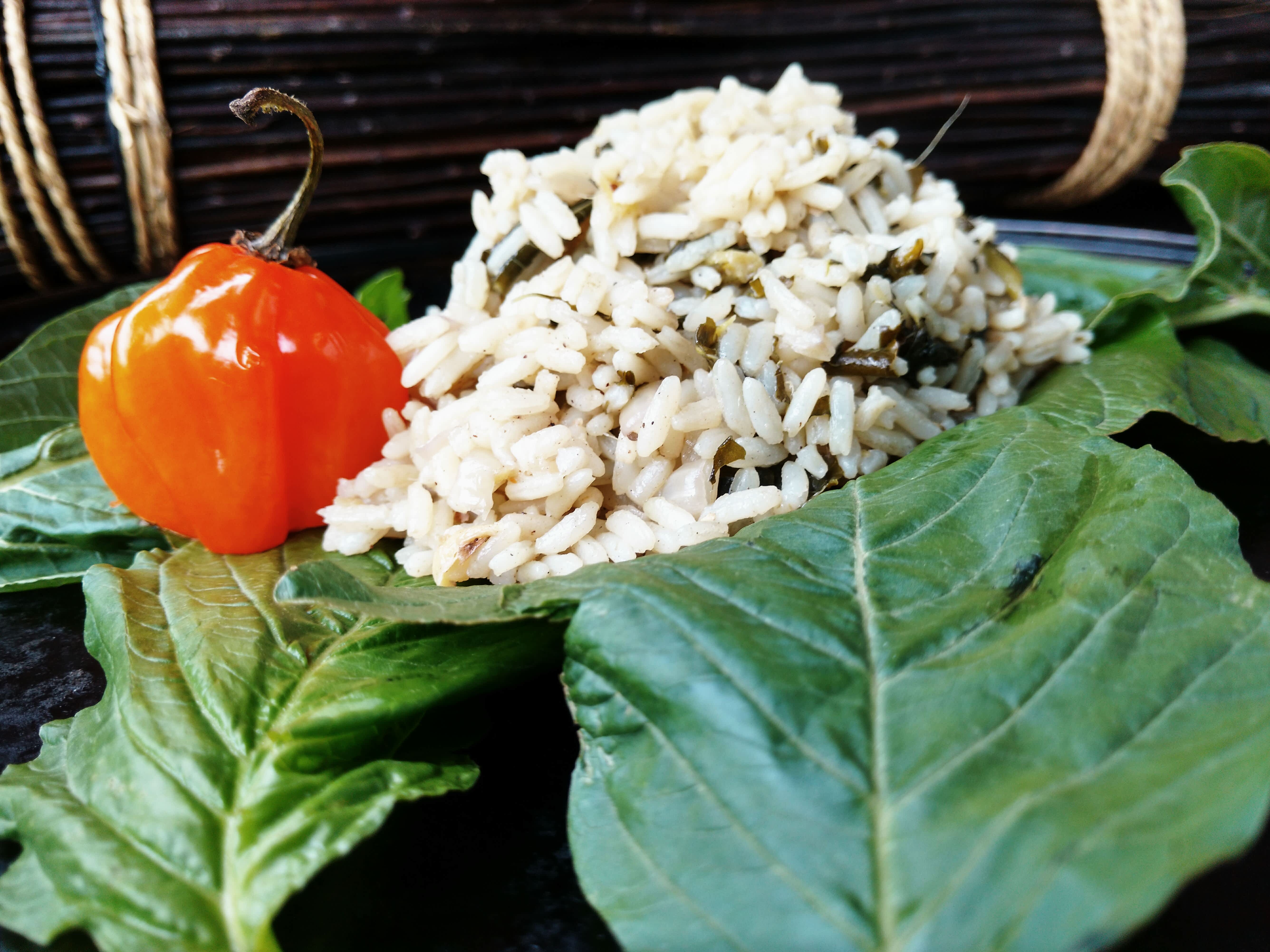 Callaloo Coconut Ginger Rice Recipe - Food.com