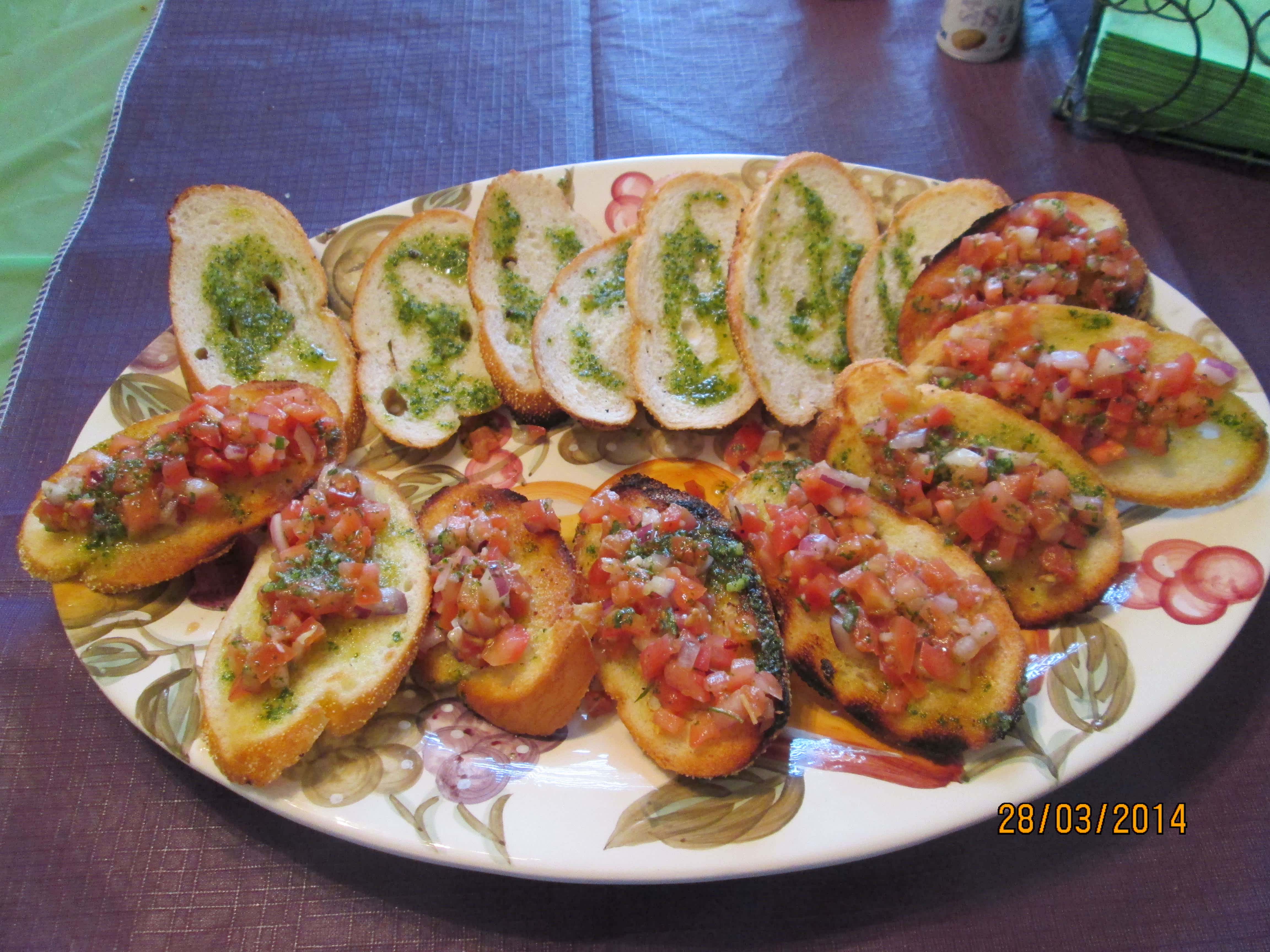 Tomato & Basil Bruschetta Recipe - Food.com