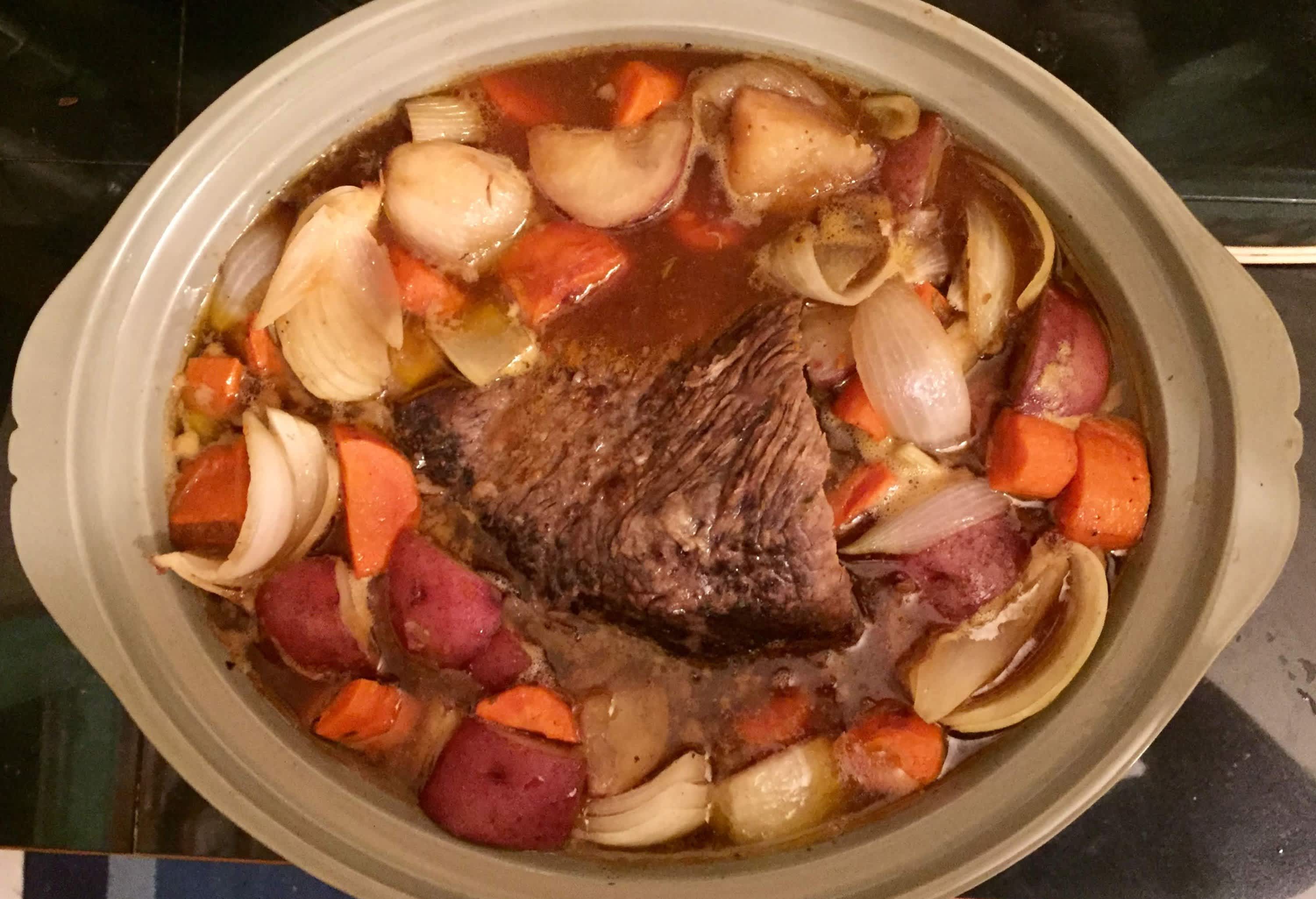 Easy 3-Envelope Crock Pot Roast