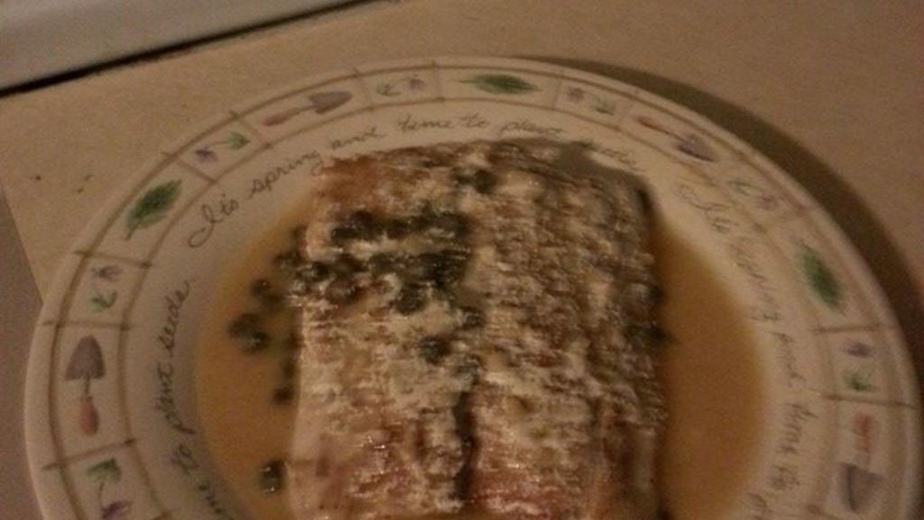 Mahi Mahi in Caper Garlic Cream Sauce Recipe
