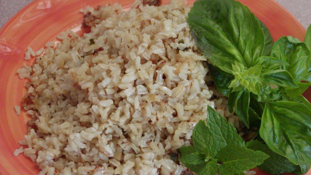 Basmati Rice With Basil and Mint Recipe