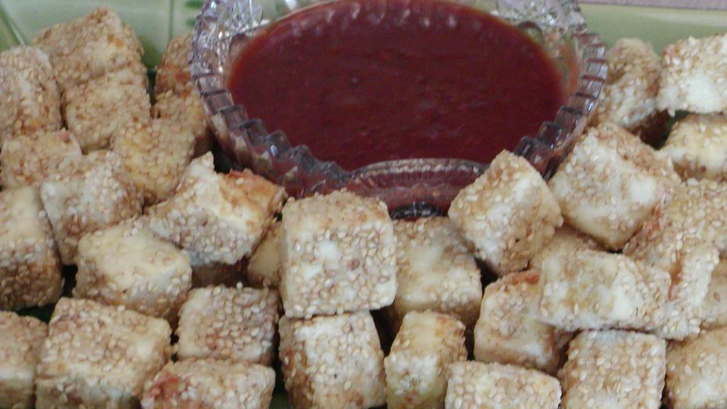 Deep Fried Tofu With Asian Plum Sauce or Thai Peanut Sauce Recipe