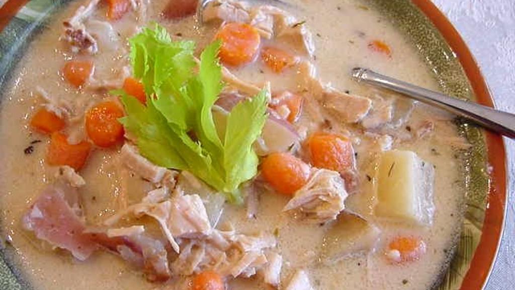 Creamy Turkey Soup (Crock Pot) Recipe