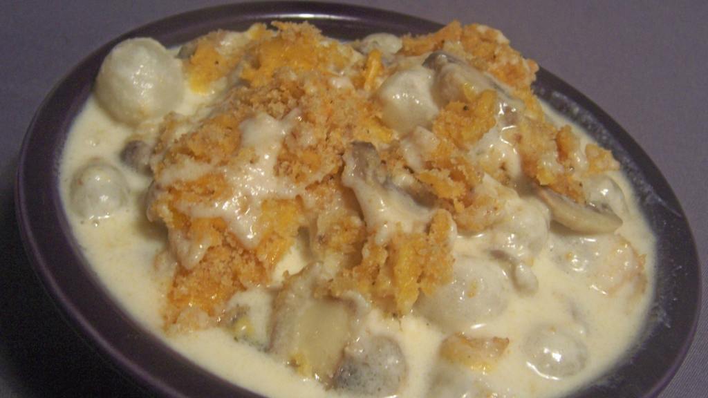 Pearl Onion Mushroom Bake Recipe