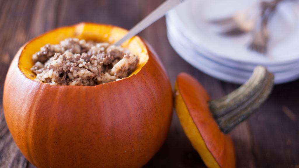 Dinner in a Pumpkin Recipe - Food.com