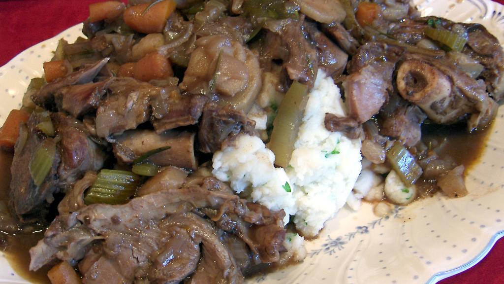 Slow Cooked Lamb Shanks Australian Style Recipe - Food.com