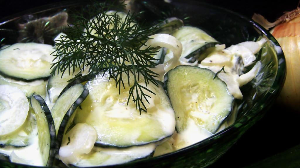 German Deli Cucumber Salad (Gurkensalat) Recipe