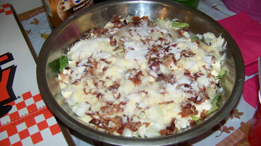 Layered Cauliflower Salad created by kmdipaolo