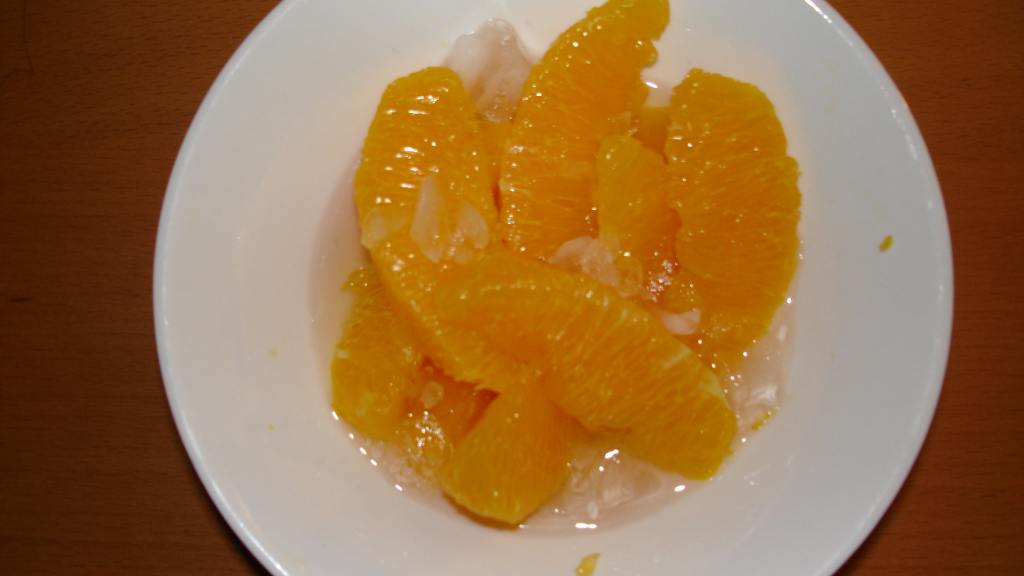 Oranges in Sweet Rose Water Recipe