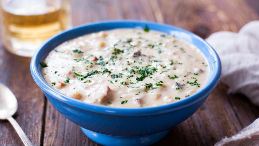 Crock Pot Ham & Cauliflower Chowder Recipe