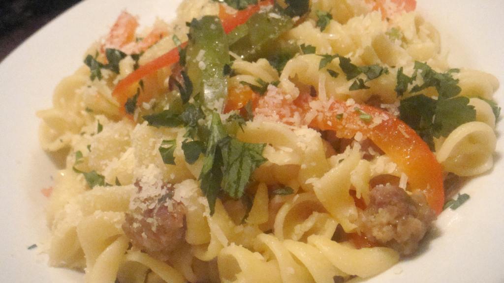 Italian Sausage and Pepper Rotini Recipe - Food.com