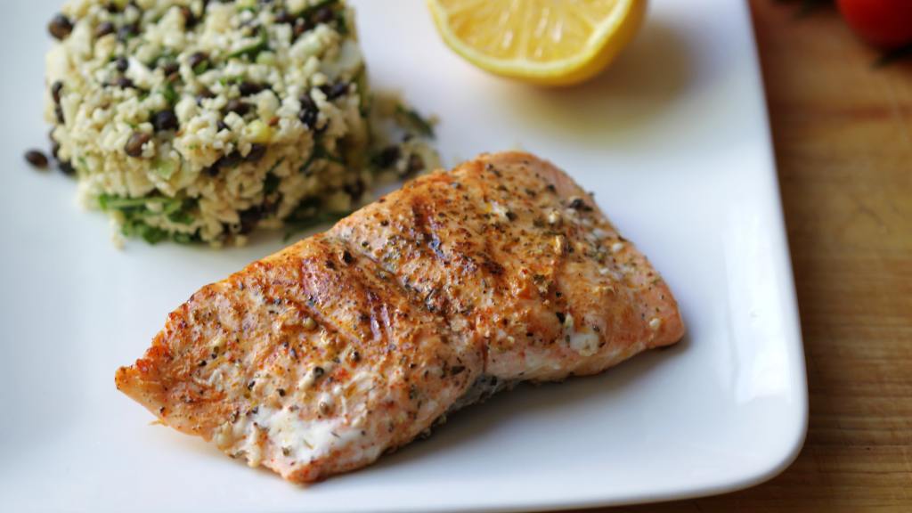Grilled Salmon created by Swirling F.