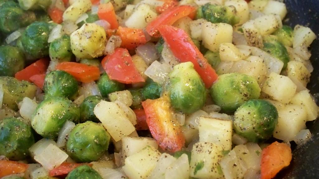 Brussels Sprouts 'n Potatoes created by Parsley