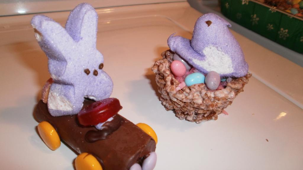 Chick & Egg Krispies Nest Easter Treats created by CIndytc