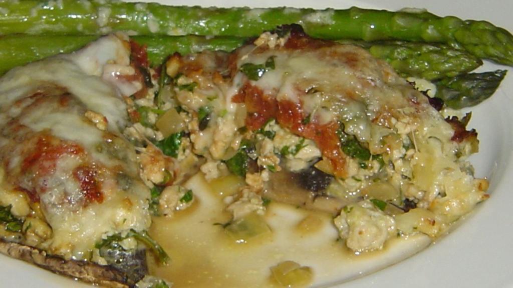 Portabella Mushrooms Stuffed With Chicken Recipe - Food.com