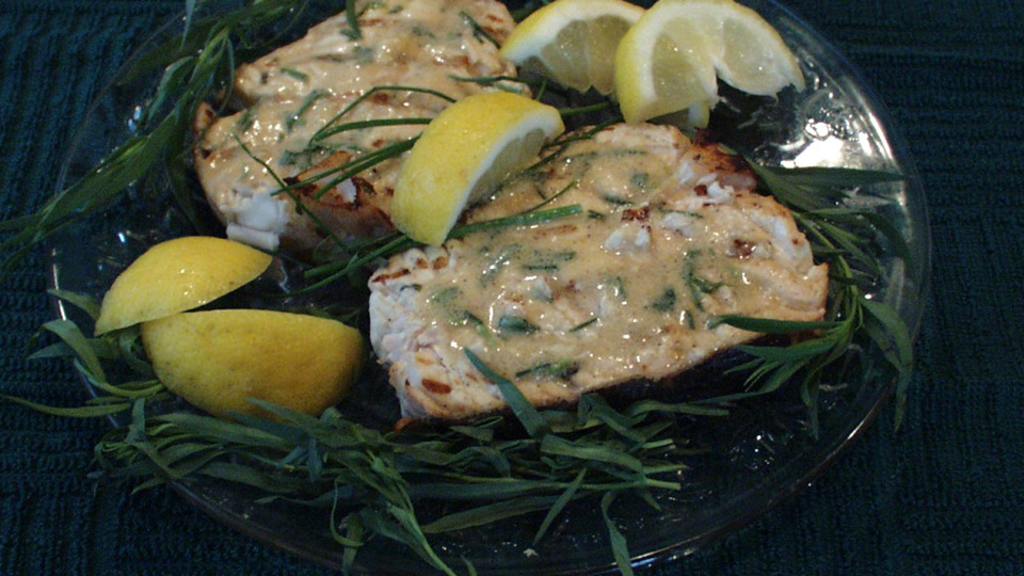 Grilled Halibut With Lemon Tarragon Mustard Recipe