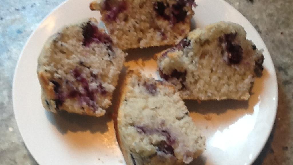 Jumbo Blueberry Muffins With Streusel Topping Recipe
