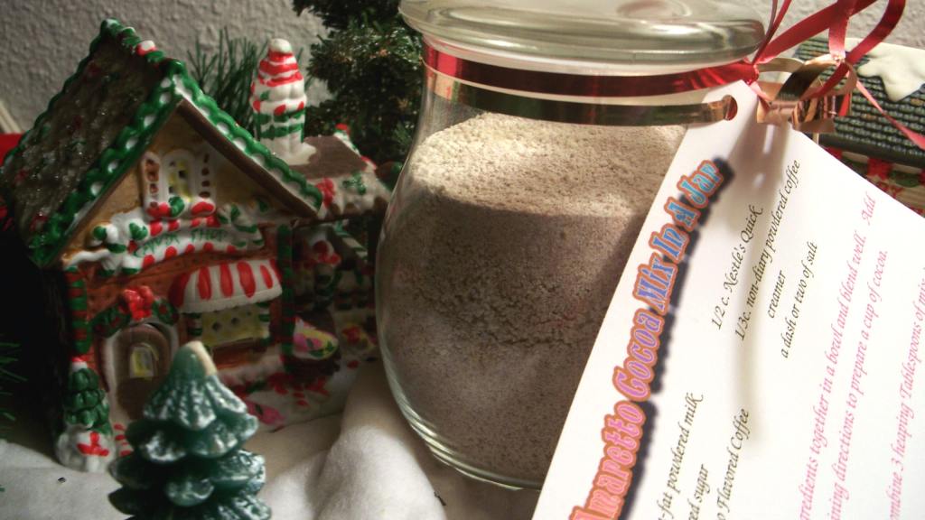 Amaretto Cocoa Mix in a Jar created by Marsha D.