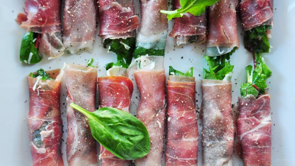 Prosciuttowrapped Greens Recipe