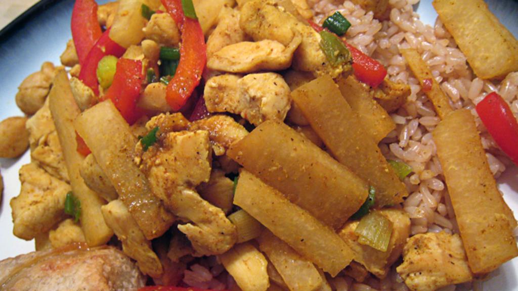 Jicama Chicken Saute Recipe