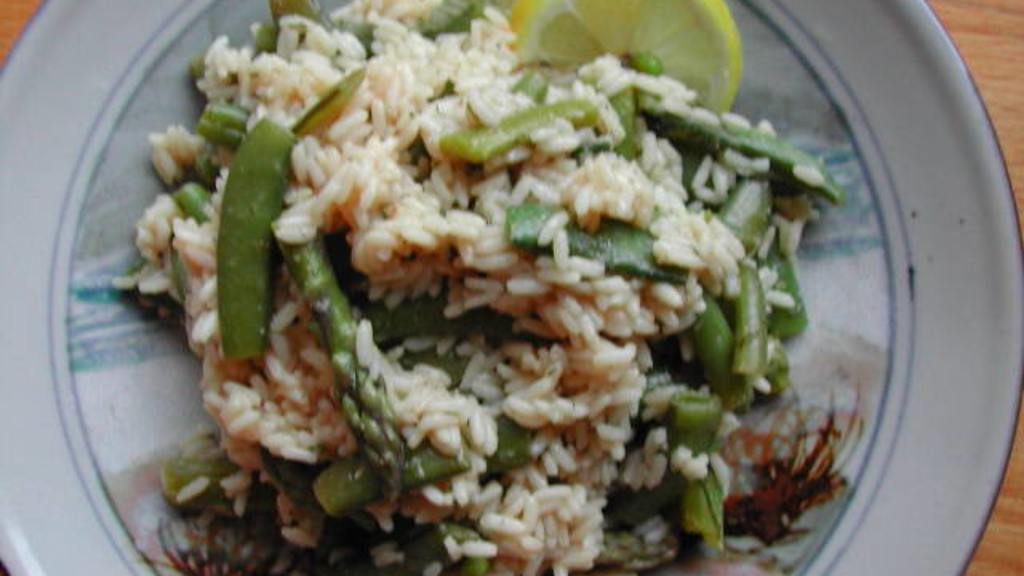 Spring Rice Salad With Lemondill Dressing Recipe