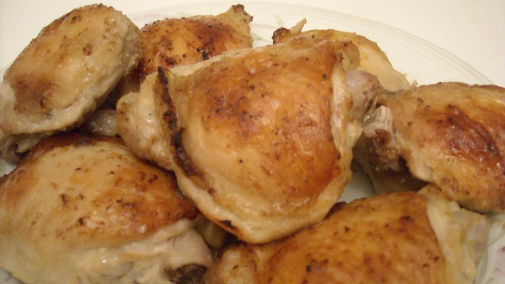 Garlic & Lemon Roast Chicken Thighs Recipe - Food.com