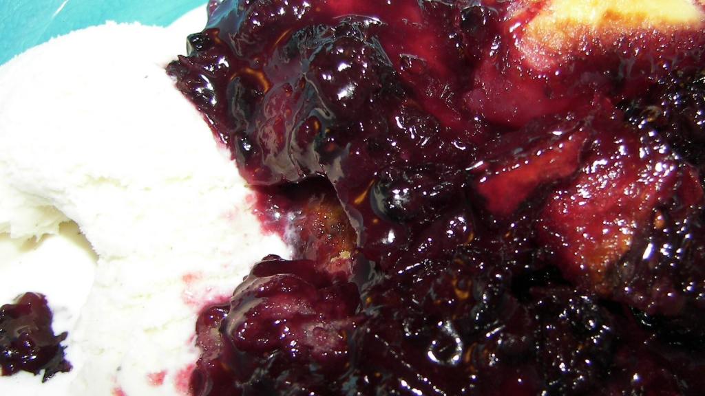 Deluxe Blackberry Cobbler created by Baby Kato
