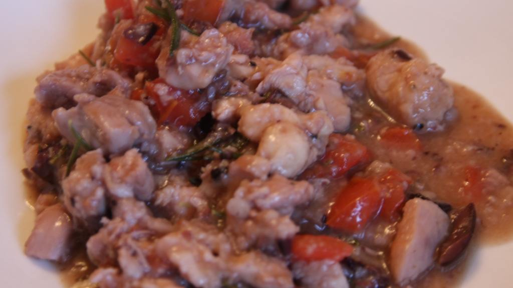Braised Ligurian Chicken Recipe
