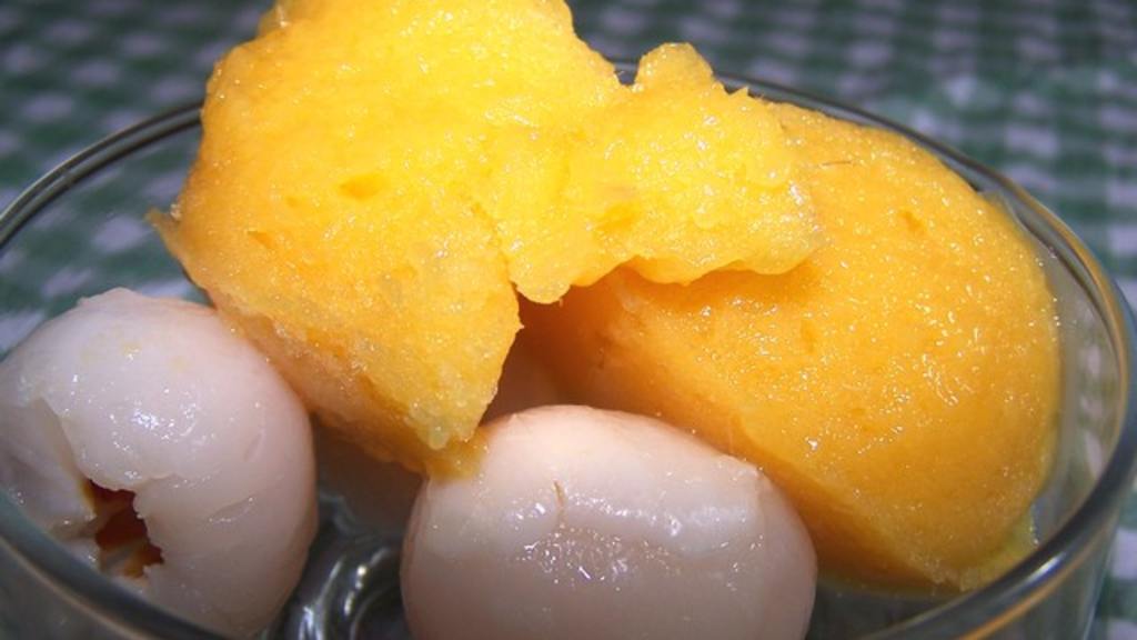 Mango and Lime Sorbet created by Jubes
