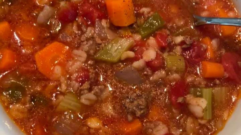 Hamburger Barley Vegetable Soup Recipe - Food.com