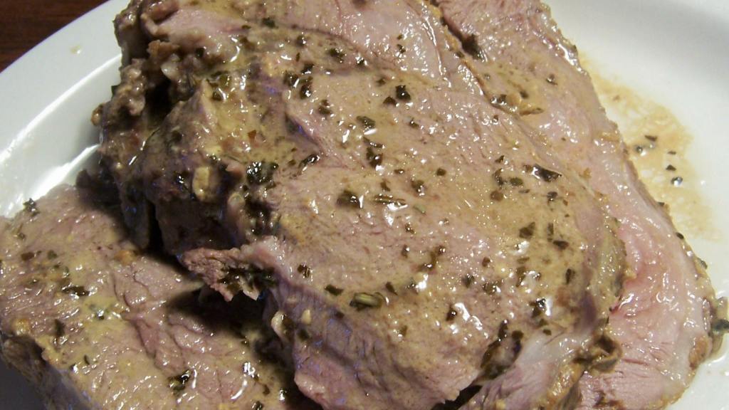 Leg of Lamb With Mustard Sauce Recipe - Food.com