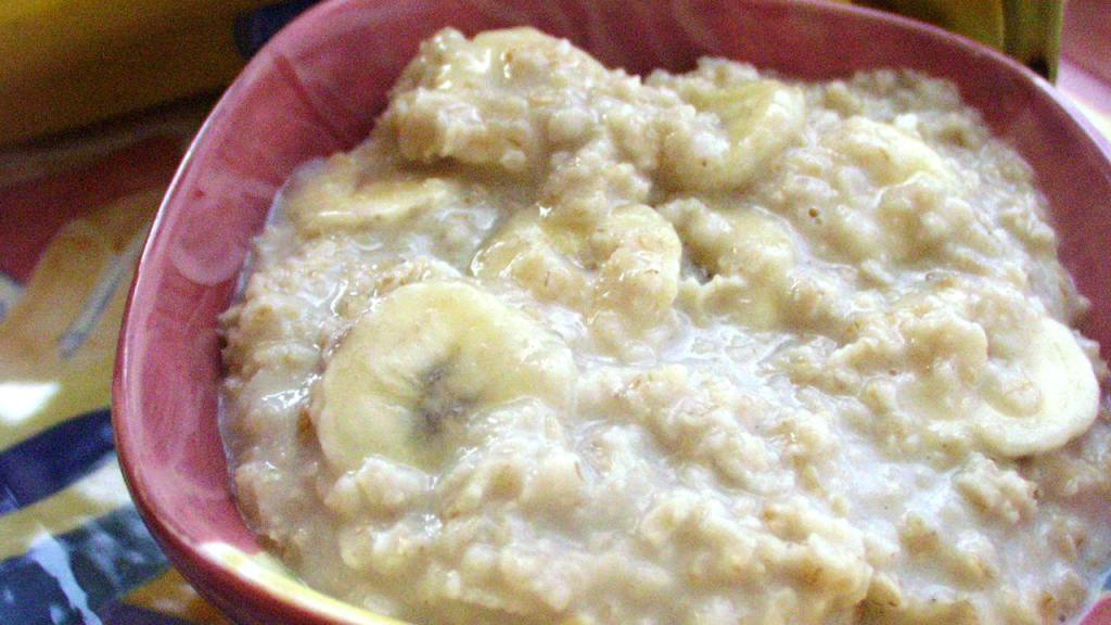 Banana Cream Oatmeal Recipe