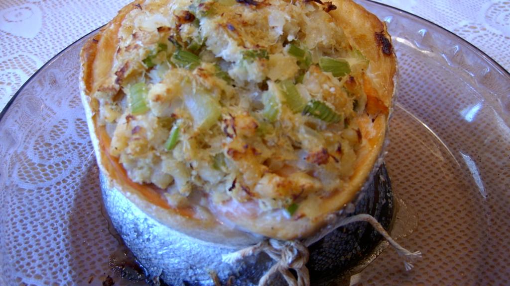 Salmon With Seafood Stuffing created by startnover