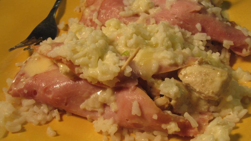 Swiss Chicken and Ham Rollups Recipe