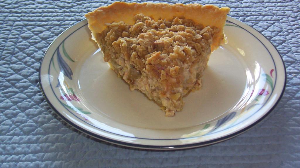 Low-Fat Sour Cream Rhubarb Pie created by WiGal