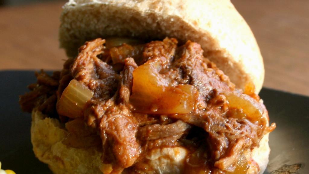 Crock Pot Shredded Beef Sandwiches created by Cookin-jo