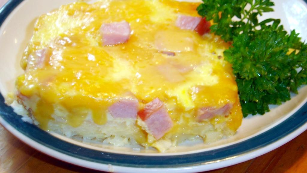 Ham & Cheese Breakfast Casserole created by lets.eat