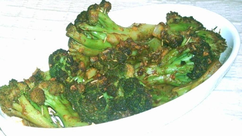 ChiliGarlic Roasted Broccoli Recipe
