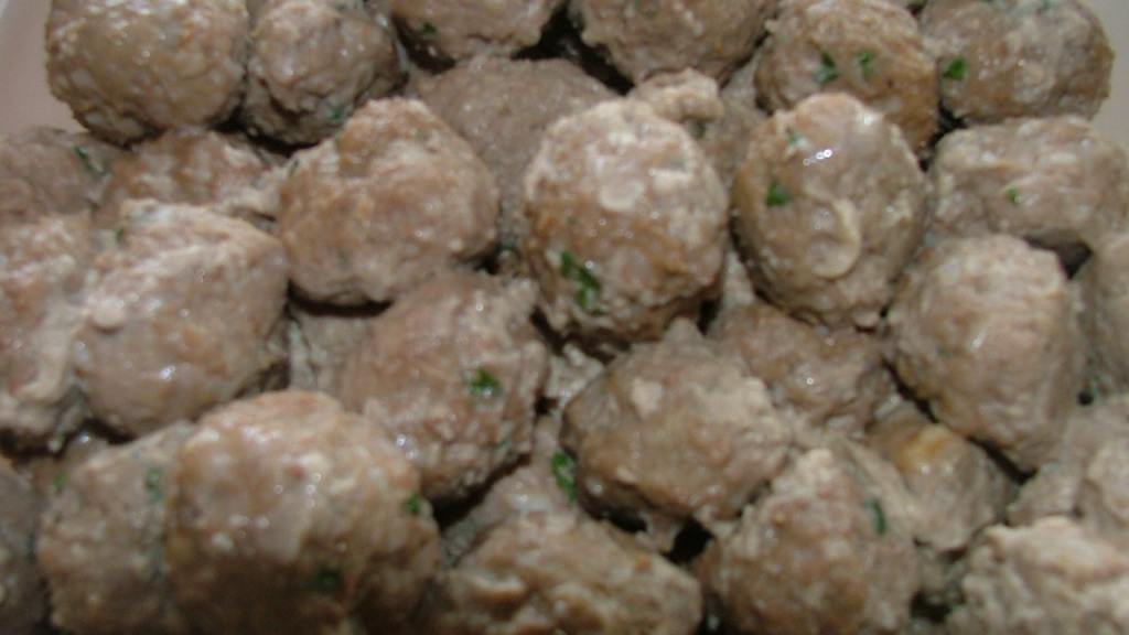 Garlic Italian Meatballs...for a Crowd! created by A Messy Cook