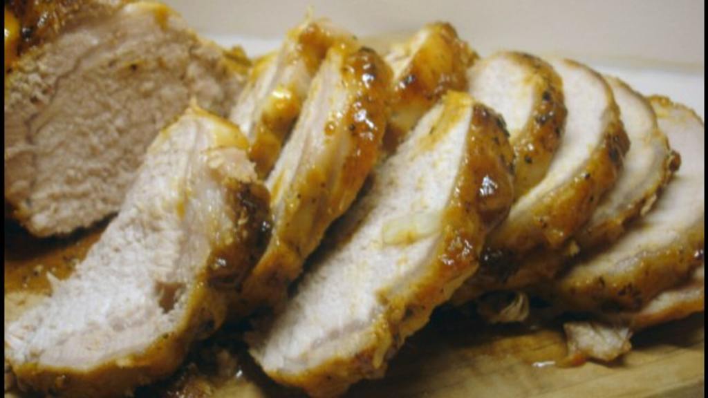 Amazing MustardApricot Garlic Glazed Pork Loin Recipe