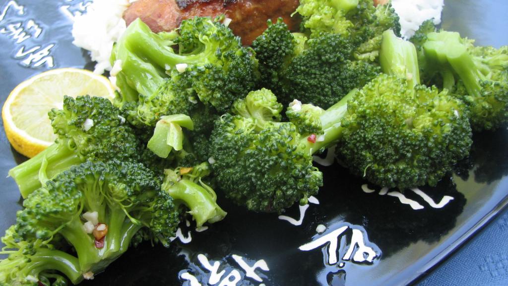 Microwave Lemon Garlic Broccoli Recipe