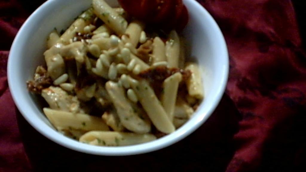 Penne With Chicken, SunDried Tomatoes and Pine Nuts Recipe