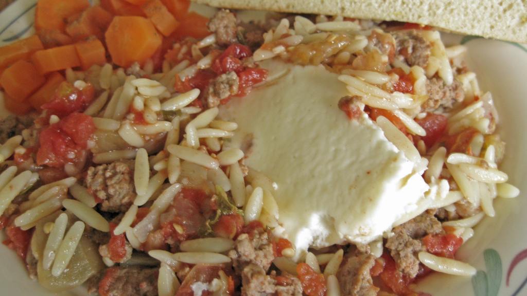 Greek Lamb Casserole Recipe