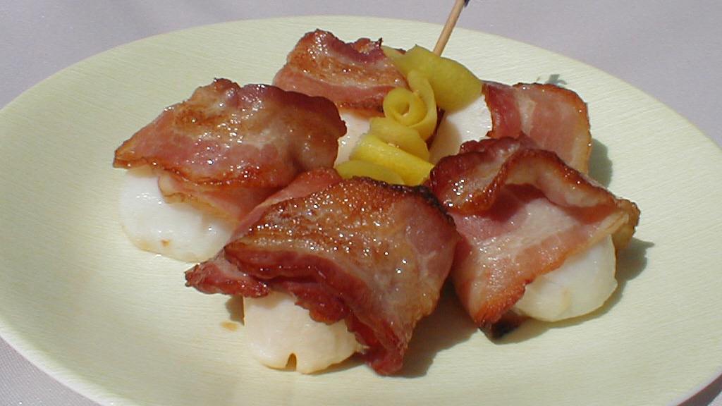 Lemon, Butter, and Bacon Scallops Recipe