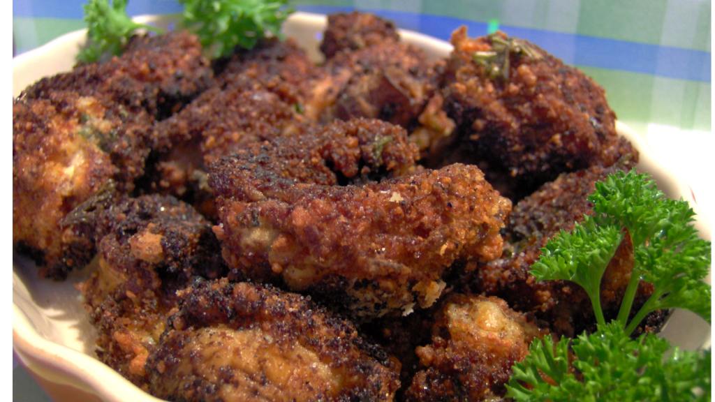 Easy DeepFried Mushroom Caps Recipe