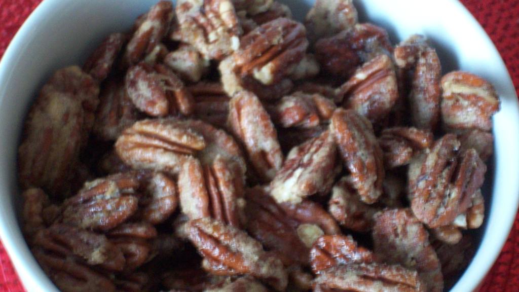 Yummy Candy Coated Pecans created by Foodie Blog Stalker