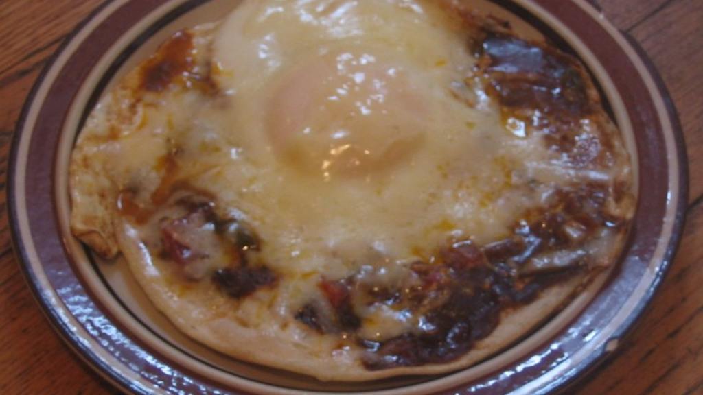 Egg Mole Tostada Recipe