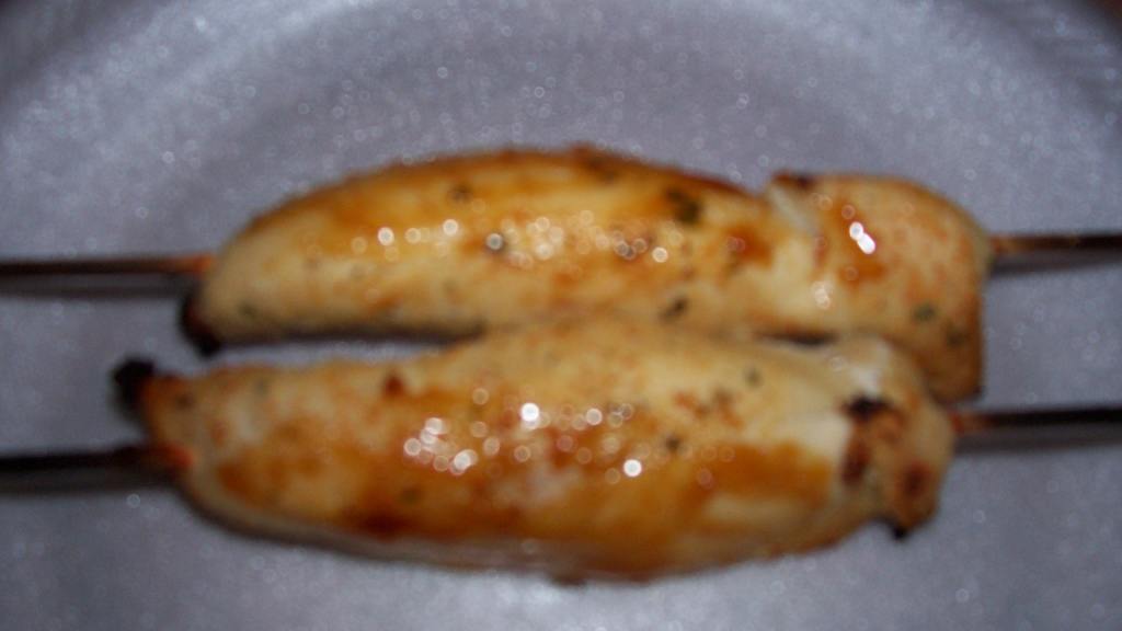 Morg Kebab (Iranian Skewered Chicken) created by Donna Luckadoo