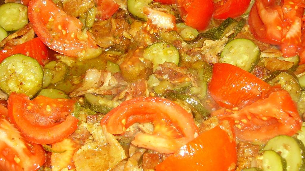 Zucchini Squash and Bacon Sauté Recipe