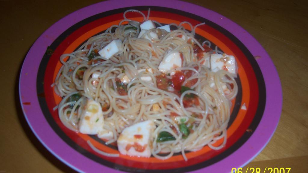 Spaghettini With Checca Sauce created by Karabea